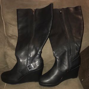 Torrid Size 11 Wide calf platform boots